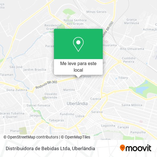 Distribuidora de Bebidas Ltda mapa