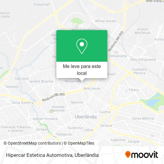 Hipercar Estetica Automotiva mapa
