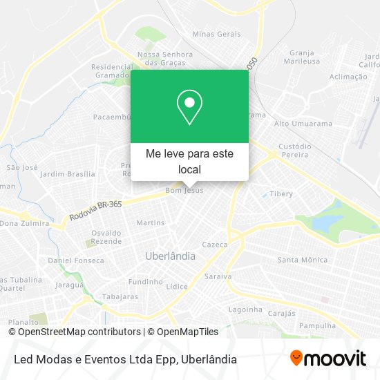 Led Modas e Eventos Ltda Epp mapa