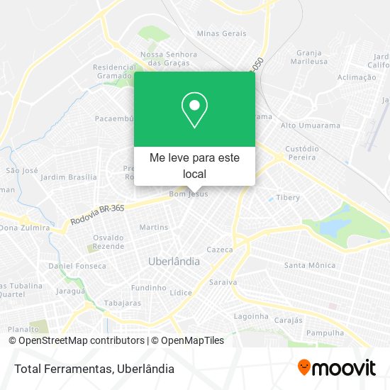 Total Ferramentas mapa