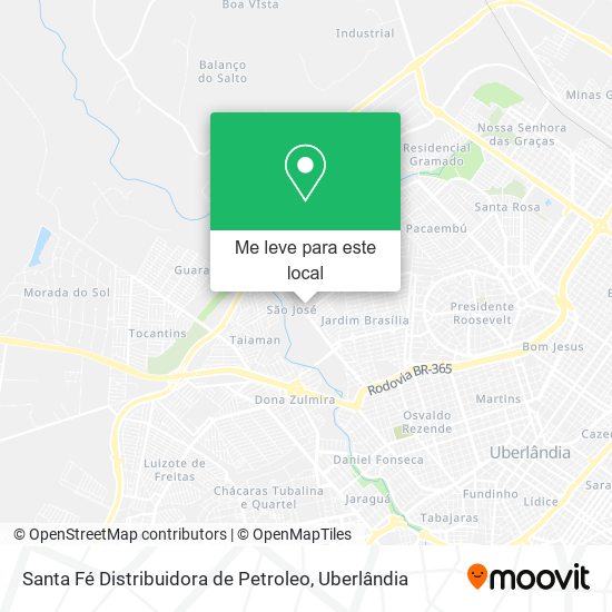 Santa Fé Distribuidora de Petroleo mapa