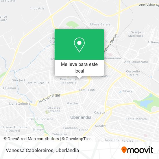 Vanessa Cabelereiros mapa