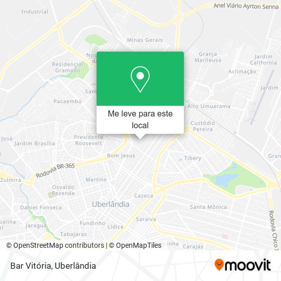 Bar Vitória mapa