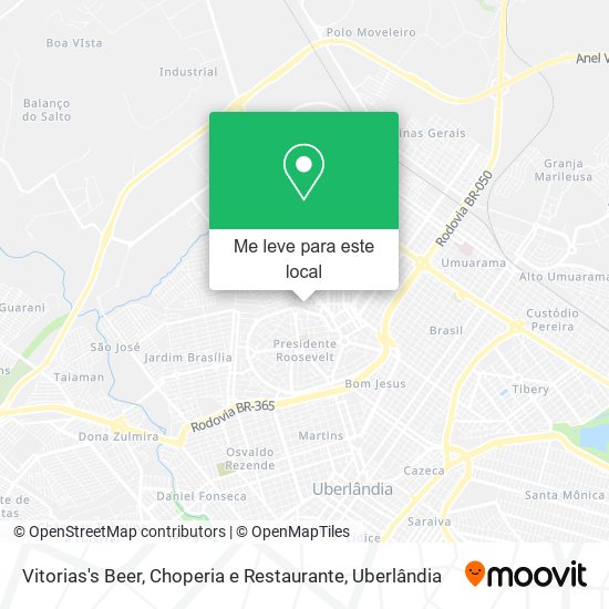 Vitorias's Beer, Choperia e Restaurante mapa