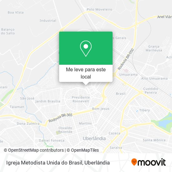 Igreja Metodista Unida do Brasil mapa