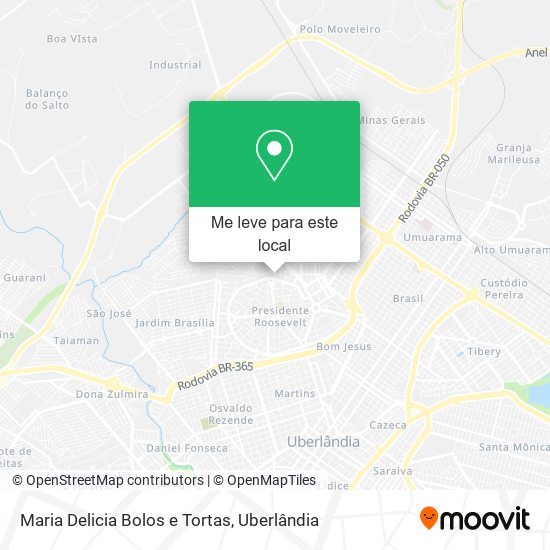 Maria Delicia Bolos e Tortas mapa