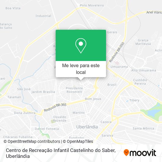 Centro de Recreação Infantil Castelinho do Saber mapa