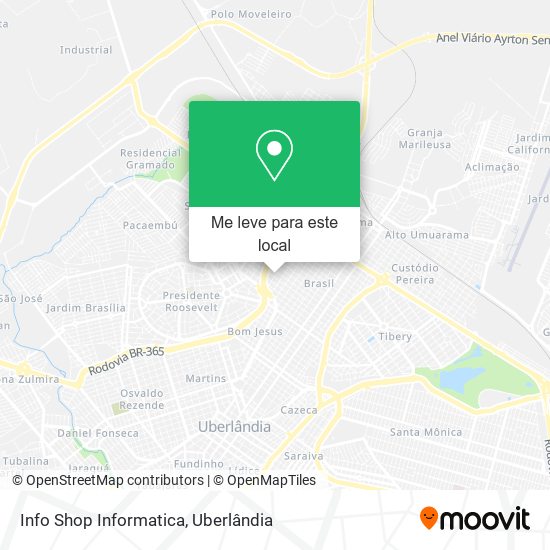 Info Shop Informatica mapa