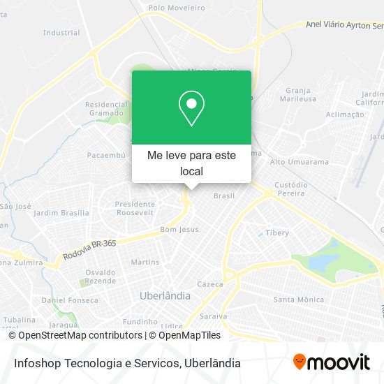 Infoshop Tecnologia e Servicos mapa