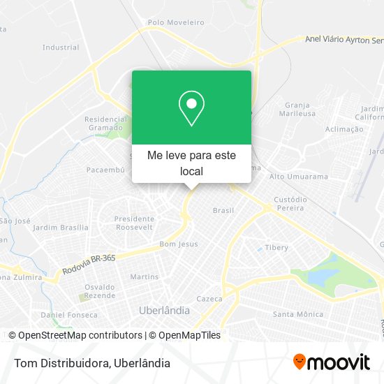 Tom Distribuidora mapa