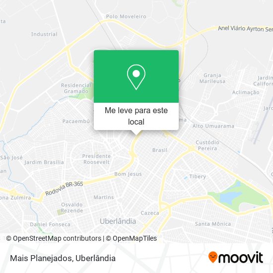 Mais Planejados mapa