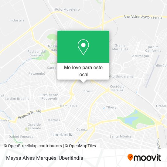 Maysa Alves Marquês mapa