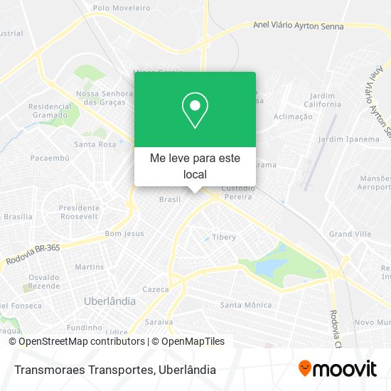 Transmoraes Transportes mapa