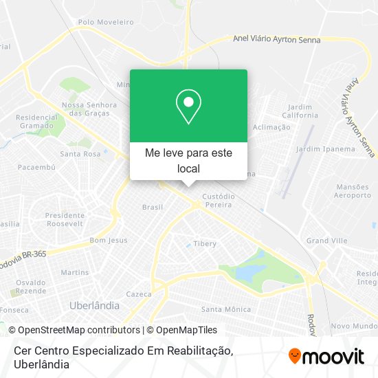 Cer Centro Especializado Em Reabilitação mapa