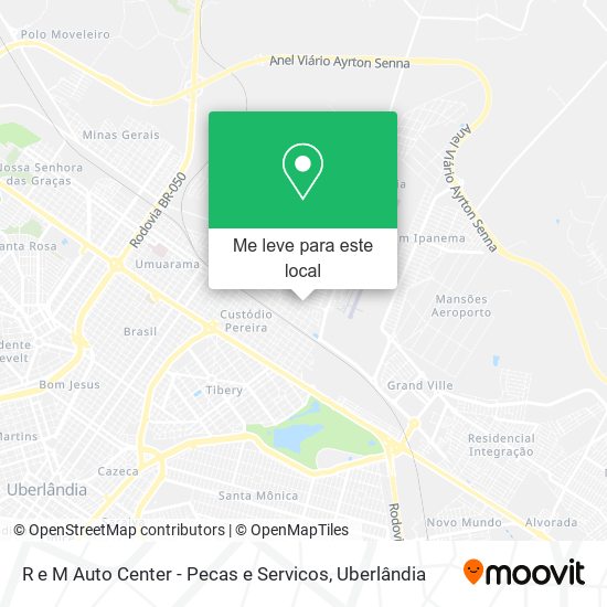 R e M Auto Center - Pecas e Servicos mapa