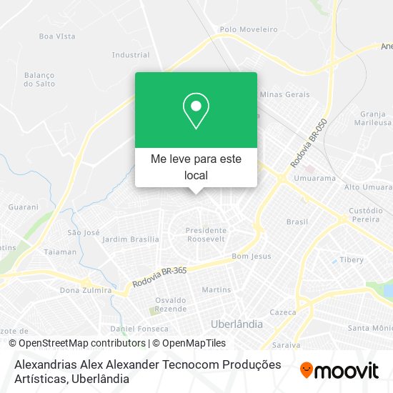 Alexandrias Alex Alexander Tecnocom Produções Artísticas mapa
