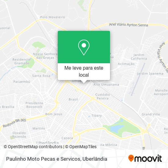 Paulinho Moto Pecas e Servicos mapa