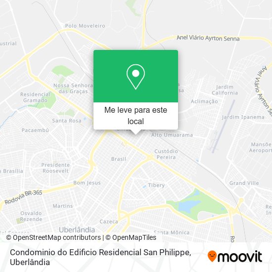 Condominio do Edificio Residencial San Philippe mapa