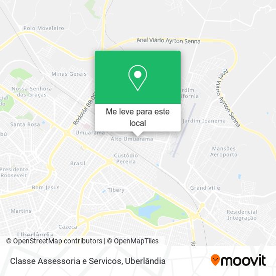 Classe Assessoria e Servicos mapa