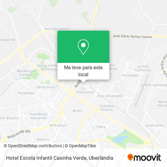 Hotel Escola Infantil Casinha Verde mapa