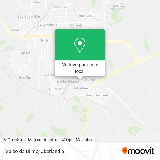 Salão da Dilma mapa