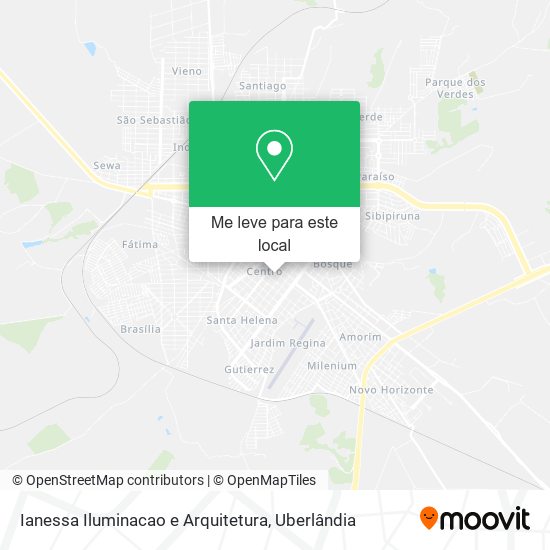 Ianessa Iluminacao e Arquitetura mapa