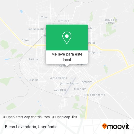 Bless Lavanderia mapa