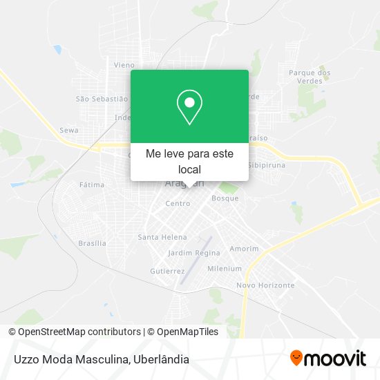 Uzzo Moda Masculina mapa