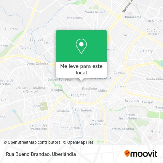 Rua Bueno Brandao mapa