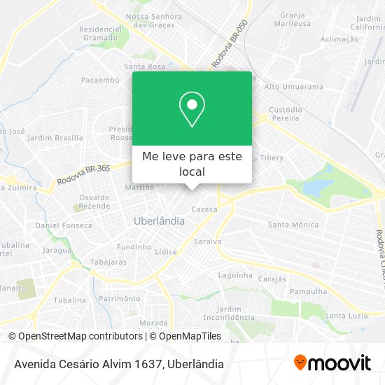 Avenida Cesário Alvim 1637 mapa