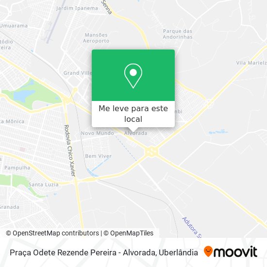 Praça Odete Rezende Pereira - Alvorada mapa