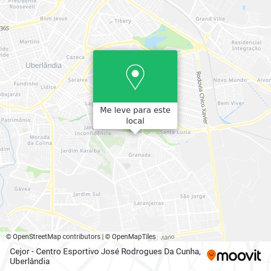 Cejor - Centro Esportivo José Rodrogues Da Cunha mapa