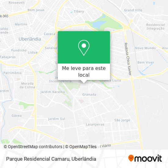 Parque Residencial Camaru mapa