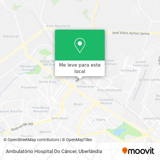 Ambulatório Hospital Do Câncer mapa