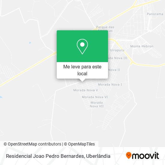 Residencial Joao Pedro Bernardes mapa