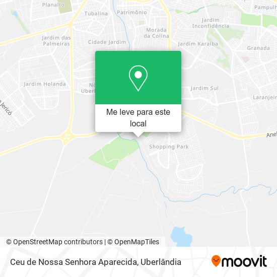 Ceu de Nossa Senhora Aparecida mapa