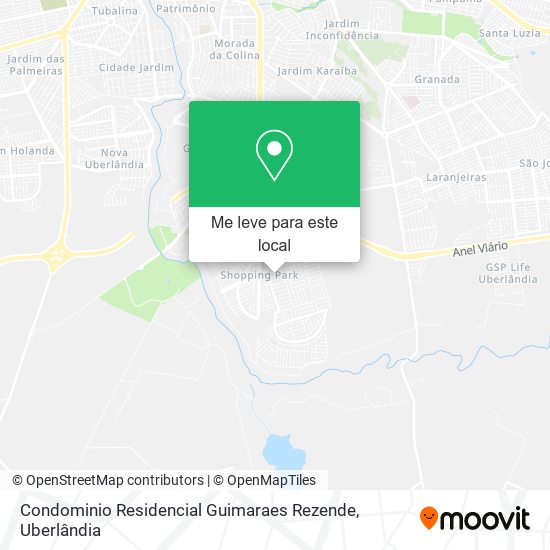 Condominio Residencial Guimaraes Rezende mapa