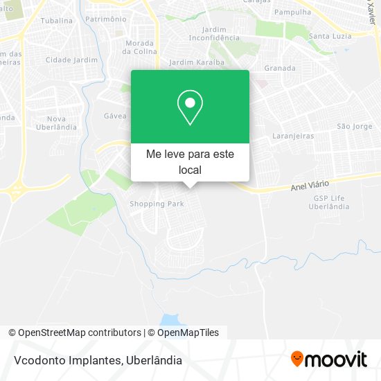 Vcodonto Implantes mapa