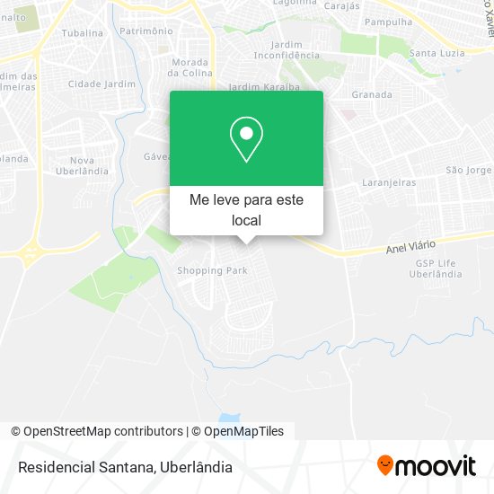 Residencial Santana mapa