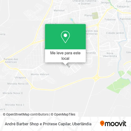 André Barber Shop e Prótese Capilar mapa