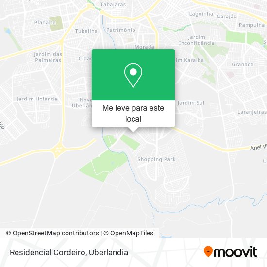 Residencial Cordeiro mapa