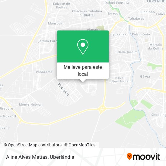 Aline Alves Matias mapa