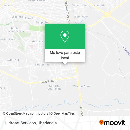 Hidroart Servicos mapa