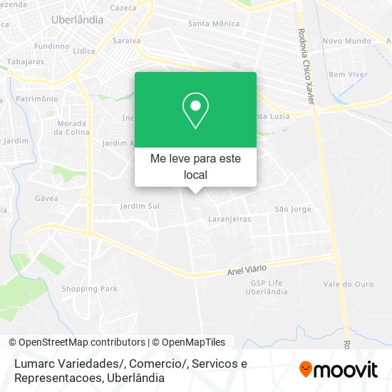 Lumarc Variedades / , Comercio / , Servicos e Representacoes mapa