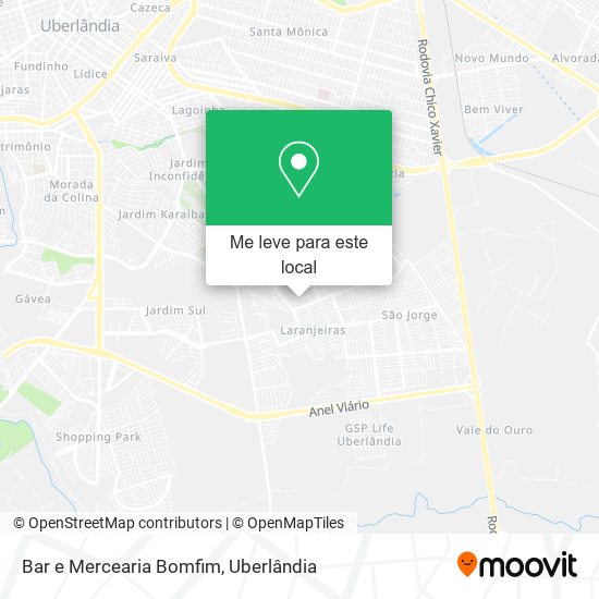 Bar e Mercearia Bomfim mapa