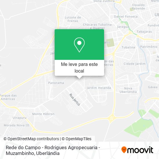 Rede do Campo - Rodrigues Agropecuaria - Muzambinho mapa