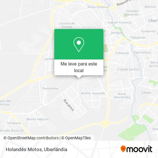 Holandês Motos mapa