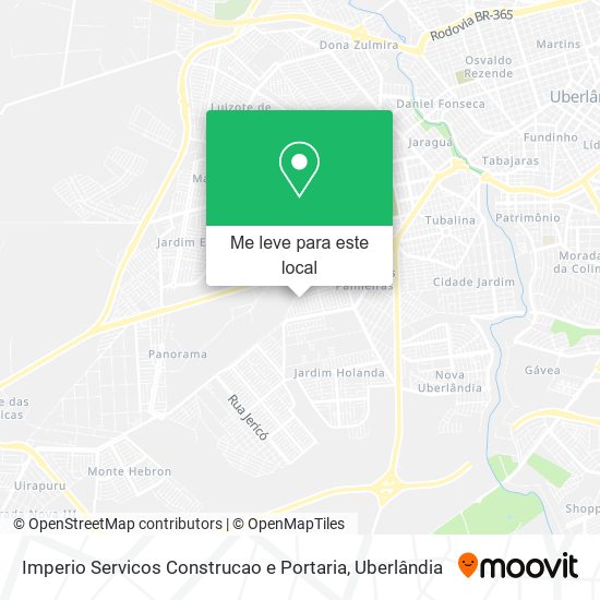 Imperio Servicos Construcao e Portaria mapa