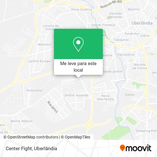 Center Fight mapa