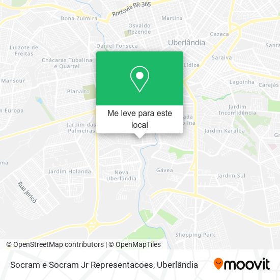 Socram e Socram Jr Representacoes mapa